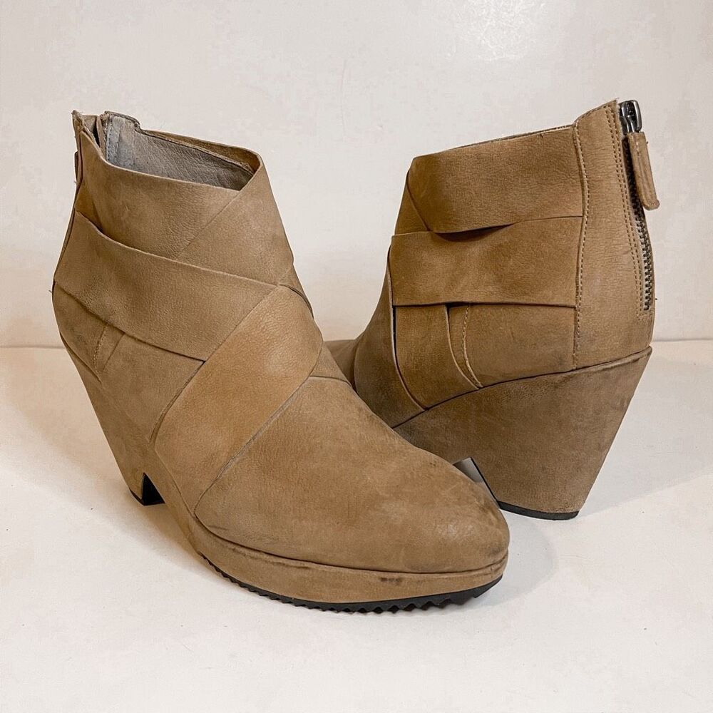 Eileen‎ Fisher Dream Woven Ankle Bootie Size 8.5